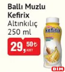 ALTINKILIÇ BALLI MUZLU KEFİRİX KEFİR 250 ML fiyat ve kampanya bilgisi